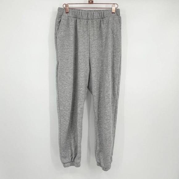 Zara Pants - Zara Gray Pull On Ankle Sweatpants Size Large L Womens